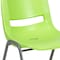 Flash Furniture Green Shell Stack Chair, PK5 5-RUT-EO1-GN-GG - alternate 4